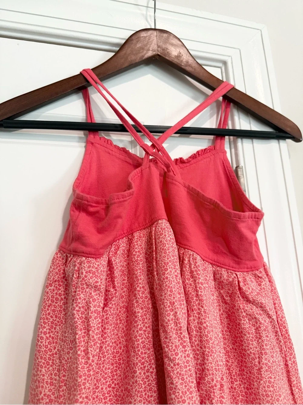 NWOT GAP Coral Pink Spaghetti-Strap Casual Dress